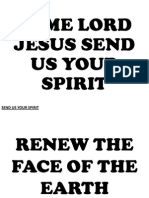 Send Us Your Spirit