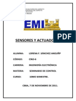 Sensores y Actuadres