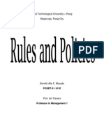 Sample Company Rules and Policies