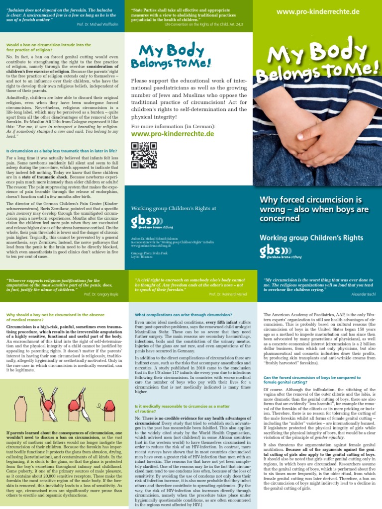 Circumcision Leaflet | PDF | Circumcision | Female Genital Mutilation