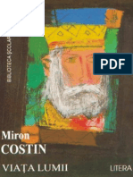 Miron Costin - Viata Lumii (Tabel Crono)