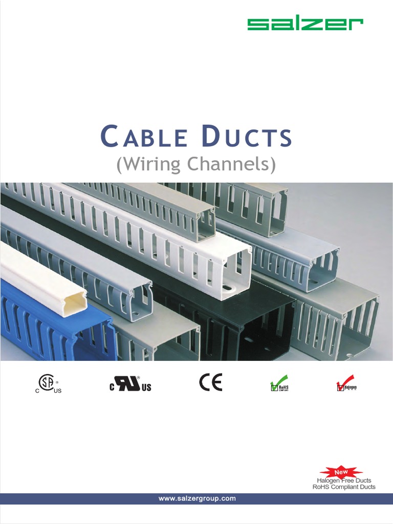 Cable Ducts | PDF | Polyvinyl Chloride | Electrical Wiring