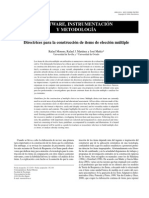 Directrices para La Construcci N de Tems de Elecci N M Ltiple Moreno Martinez y Mu Iz 2004