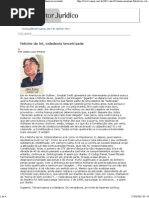 Conjur - Senso Incomum- Fetiche Da Lei, Cidadania Terceirizada - 05.04.2012