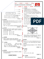 meraklısına  matematik cevap anahtarı