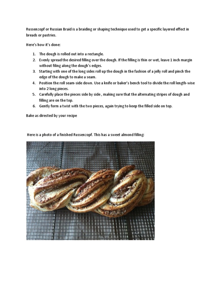 How to Make a Russenzopf Braid | PDF