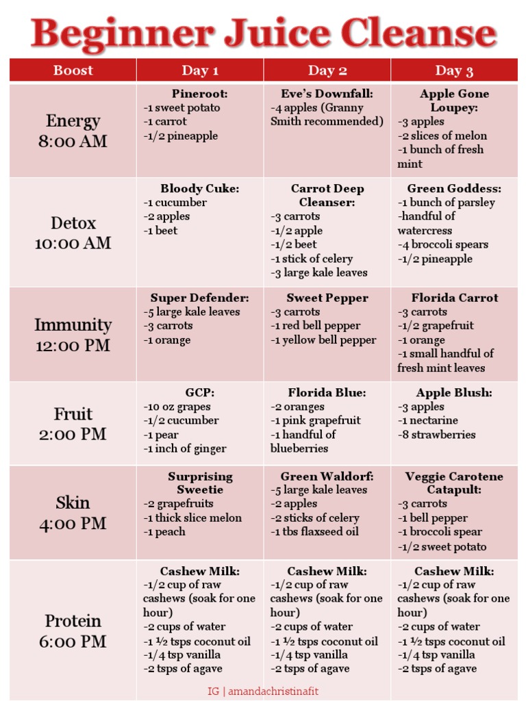 Beginner Juice Cleanse PDF