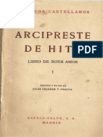 Arcipreste de Hita. Libro de Buen Amor.