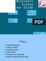 Microsoft Access User Guide