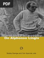 Itinerant Philosophy: On Alphonso Lingis