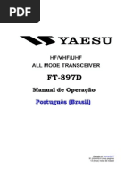 Manual de Operação Do Yaesu Ft-897d - Hf-Vhf-uhf - Revisão III - 06-2007