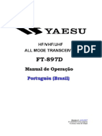 Manual de Operação Do Yaesu Ft-897d - Hf-Vhf-uhf - Revisão III - 06-2007