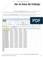 Cómo Limitar El Área de Trabajo en Excel - Excel Total