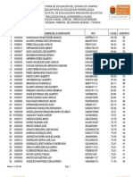 Resultados SEF 2009