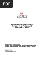 Load Balancing With Genesys Voice Platform and Appdirector