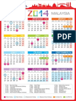 Calendar Malaysia: January February March