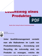 Lebensweg eines Produktes