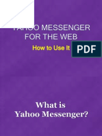 How To Use Yahoo Messenger For The Web