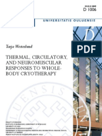 A B C D E F G: Thermal, Circulatory, and Neuromuscular Responses To Whole-Body Cryotherapy