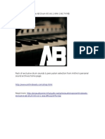 Anthrobeats Exclusive AB Drum Kit Vol.1 WAV - 66.74 MB