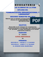 Convocatoria Diplomado Comunicación Organizacional y Liderazgo - UTEM 2º Sem 2014