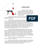 Combinaţii Complexe - Chimie