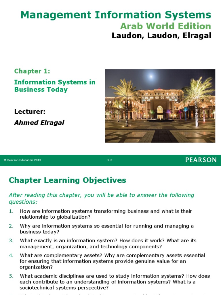 Mis Awe PP Chapter 1 | PDF | Information System | Business Model