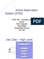 E-Ticket Airline Reservation System (ETRS) .
