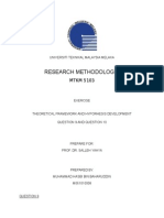 Research Methodology: MTKM 5103