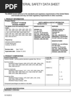 MSDS Titan Kronos