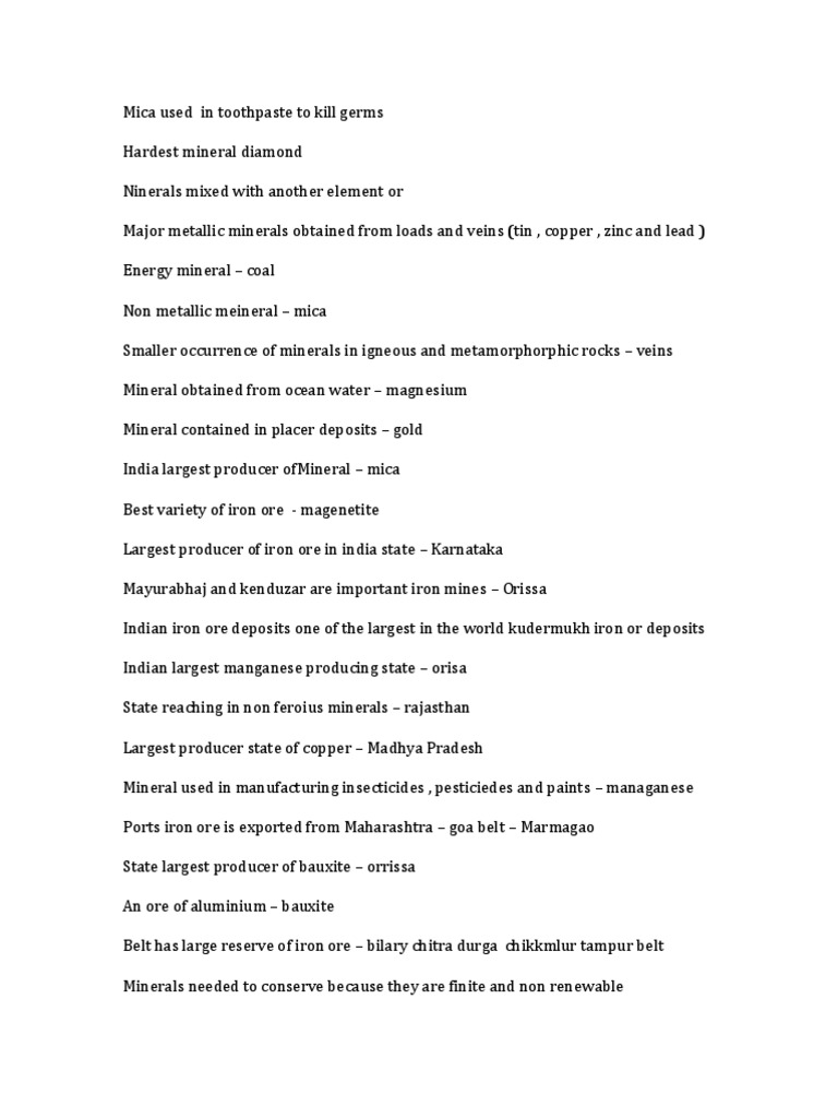 Mica Used in Toothpaste PDF Iron Ore Coal