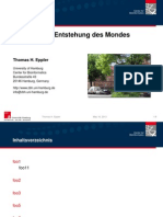 Theorien Zur Entstehung Des Mondes: Thomas H. Eppler