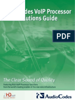 AudioCodes VoIP Processor Solutions Guide