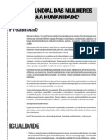 Carta Mundial das mulheres para a humanidade