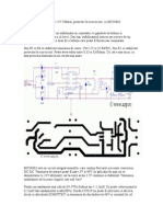 Stabilizator in Comutatie 12V 500ma, Protectie La Scurcircuit, Cu MC34063