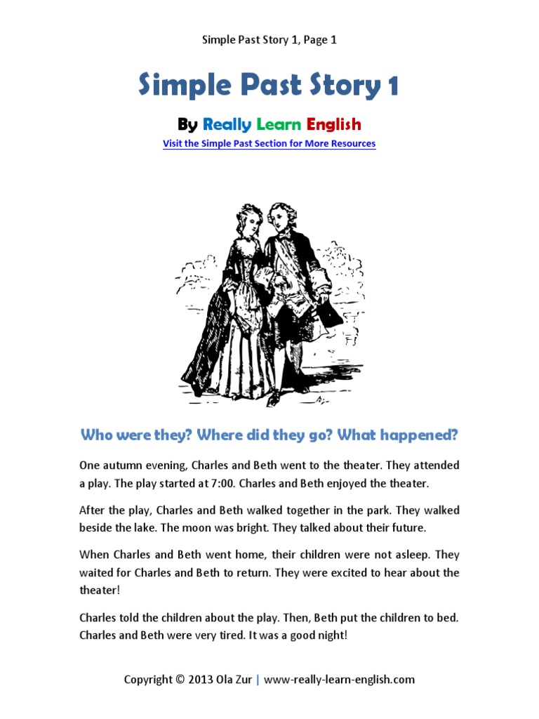 simple-past-story-1-question-grammar-free-30-day-trial-scribd