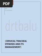 Download Tracheal Stenosis and Its Management by Dr T Balasubramanian SN23648138 doc pdf