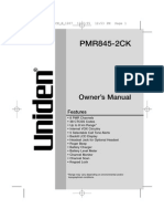 Uniden PMR845 2CK - OM PDF