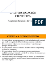 La Investigación Científica