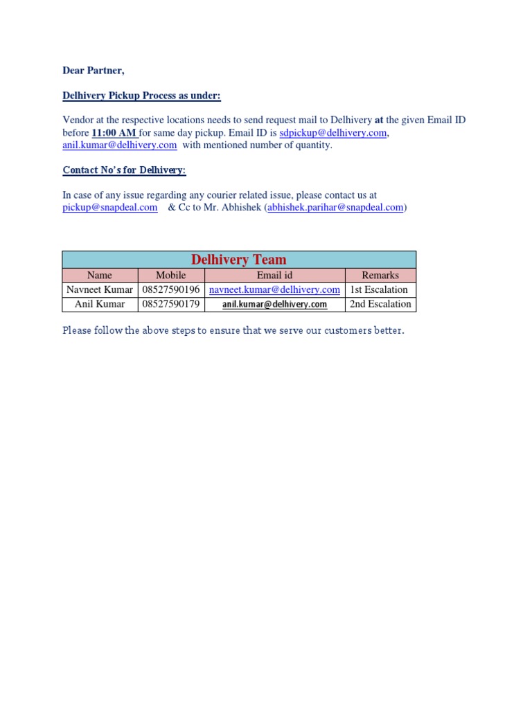 Delhivery Type | PDF | Law