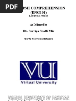 Download English Comprehension ENG101 by VU by Ehsan Elahi SN23648882 doc pdf