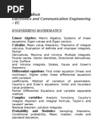 Gate2010 Syllabi For Ec