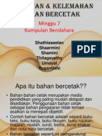 Kekuatan & Kelemahan Bahan Bercetak