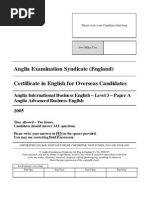 Anglia Examination Syndicate (England)