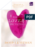 David Levithan - The Lover's Dictionary-2011 PDF