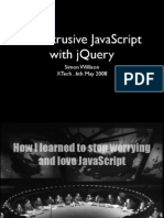 Unobtrusive JavaScript With Jquery