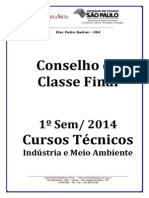 Capa Conselho de Classe Final