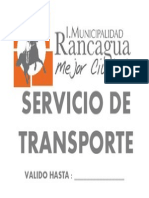 Servicio de Transporte