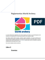 Reglamentos World Archery: Libro 2 Eventos