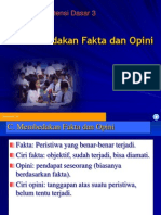 Perbedaan Fakta Dan Opini